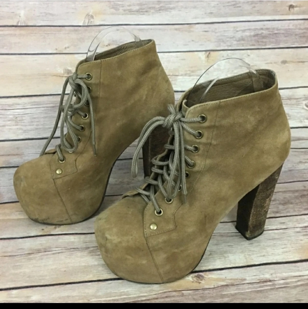 Jeffrey Campbell Suede Lita Boots